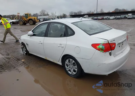 2010 Hyundai Elantra Gls z USA, uszkodzony, nr VIN KMHDU4ADXAU863277